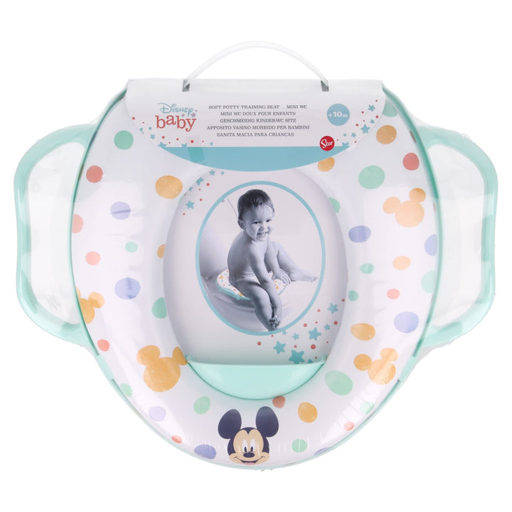 Stor Disney Mickey Mouse Toilettenverkleinerer für Kinder, aus BPA-freiem Kunststoff, mit zwei Griff