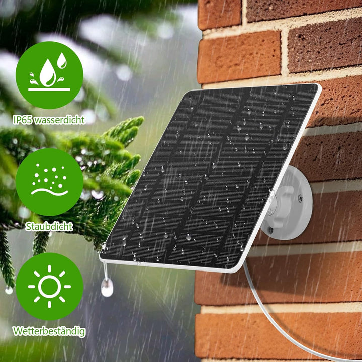 Solarmodul für Ring Kamera 2PCS, GuKKK 5W Kamera Solarpanel kompatibel mit Ring Spotlight Cam/Pro/Pl