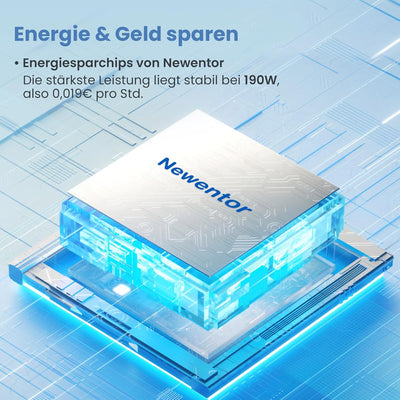 Newentor Bdpt. 12L Luftentfeuchter Elektrisch Keller 35dB, Entfeuchter Elektrisch Keller mit Ablaufs