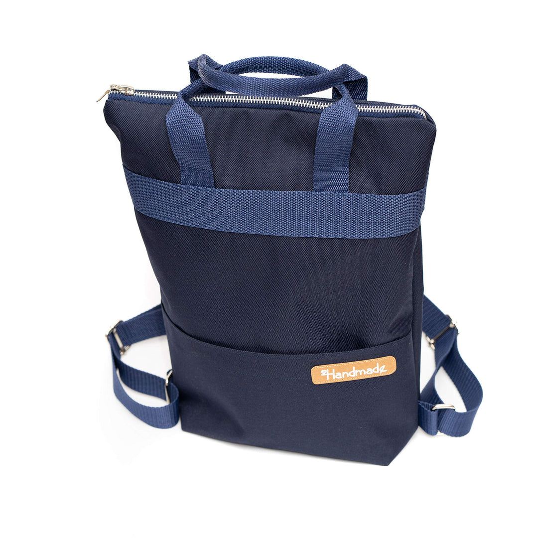 DIY Nähset/Nähpaket Rucksack/Shopper 37cm x 30cm dunkelblau