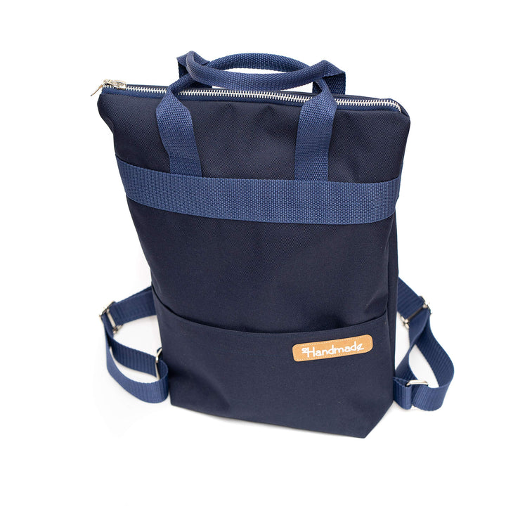 DIY Nähset/Nähpaket Rucksack/Shopper 37cm x 30cm dunkelblau