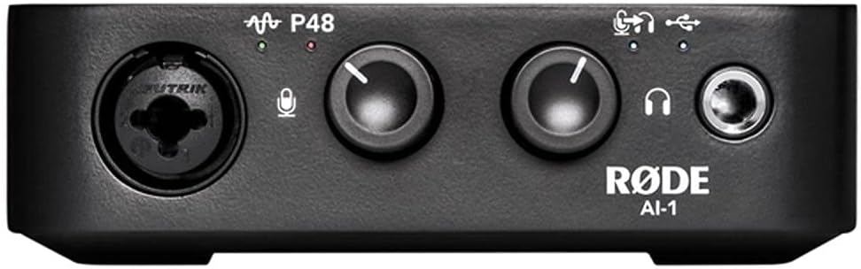 RØDE Komplettes Studio-Kit mit NT1 Kondensatormikrofon und AI-1 Audio-Interface für Musikproduktion,