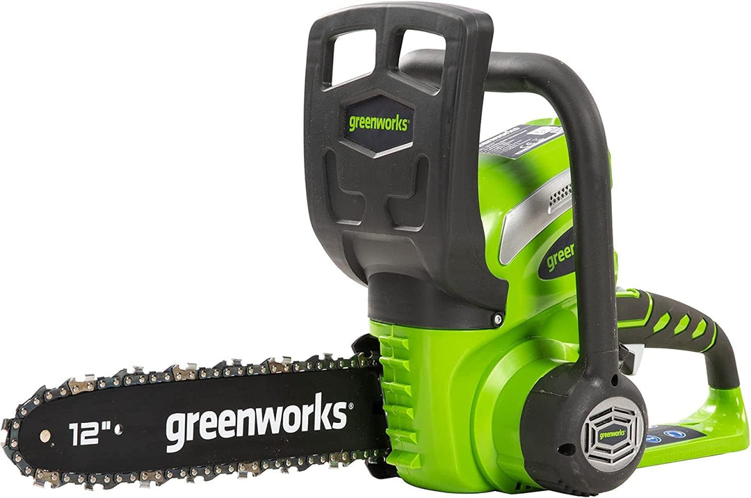 Greenworks G40CS30 Akku Kettensäge, 30 cm Blattlänge, 4,2 m/s Kettengeschwindigkeit, 3,7 kg, automat