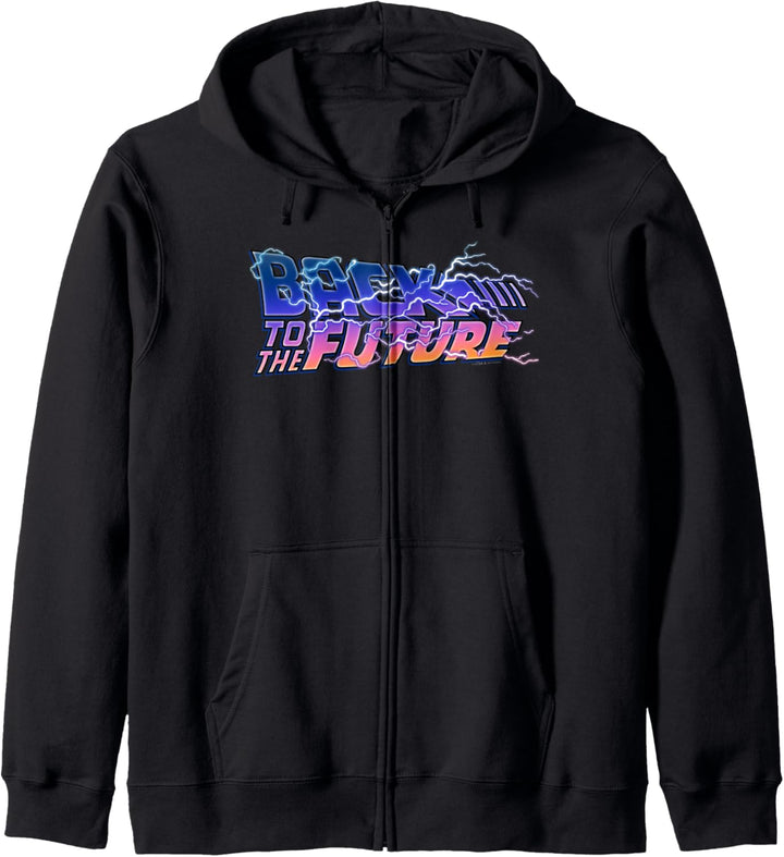 Back To The Future 35th Anniversary Lightning Logo Kapuzenjacke