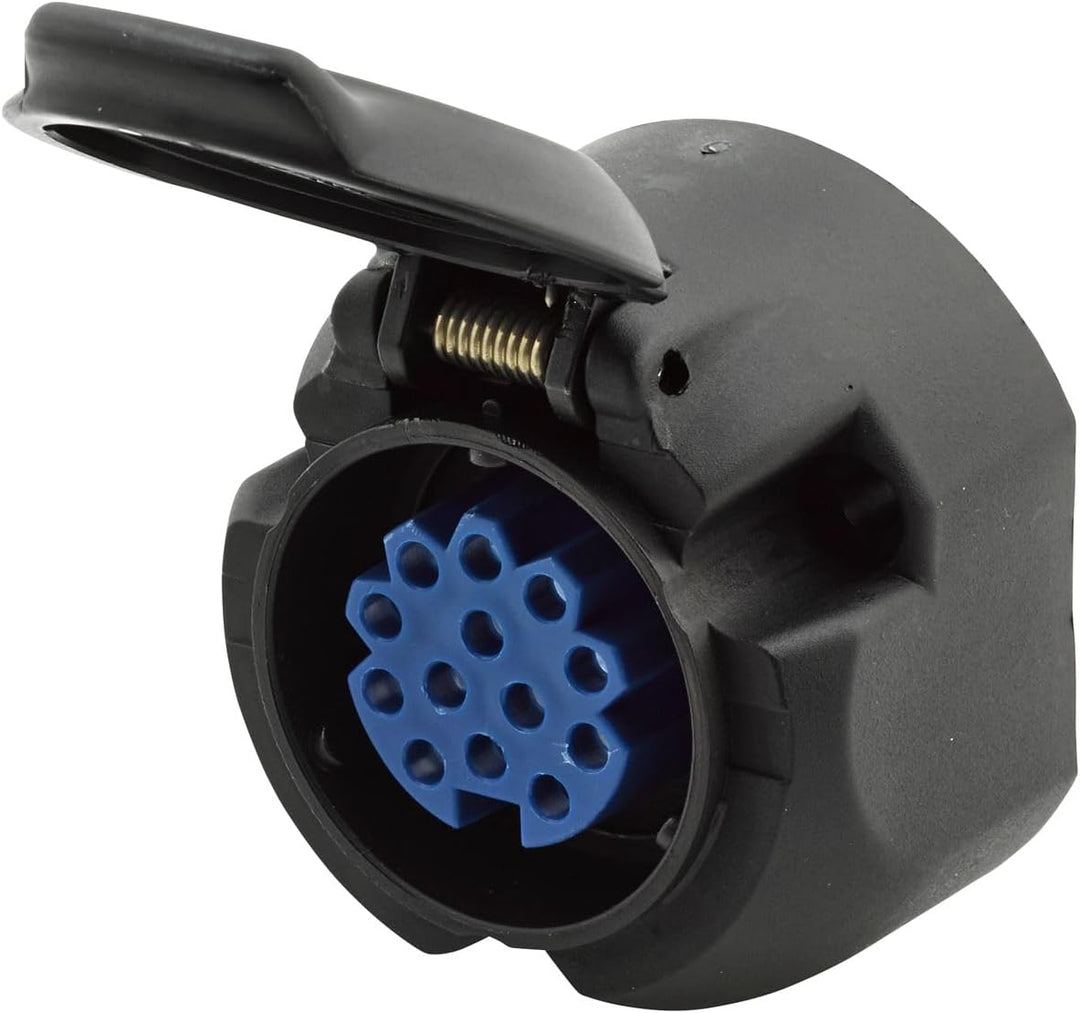 HELLA Parkdose - 12V - 13-polig - Kunststoff - schwarz/blau - DIN/ISO: 11446 - Menge: 1 - 8HG 005 95