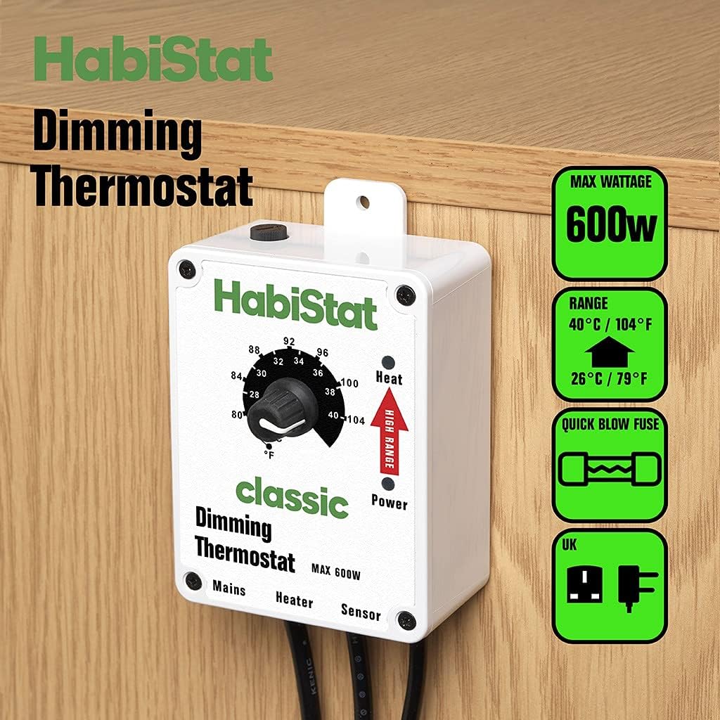Habistat Dimmbares Thermostat mit hoher Reichweite., Dimmbar