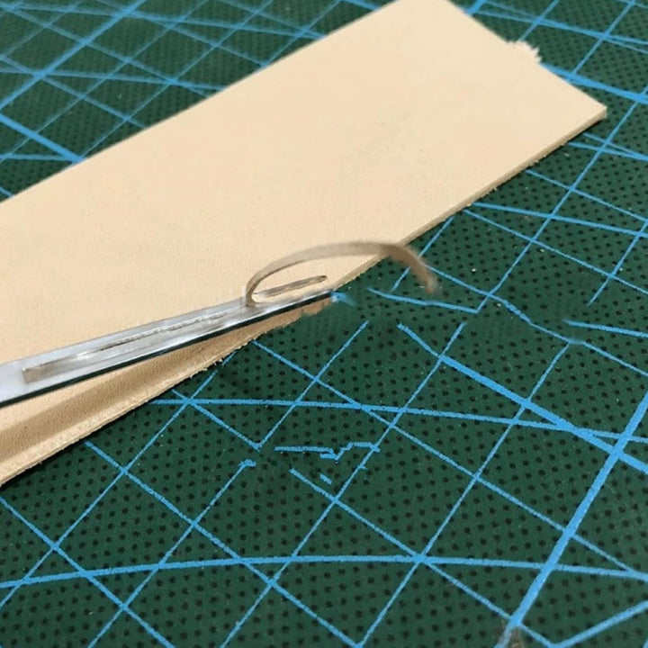 Leather Edger Beveller Professionelles Kantenbearbeitungswerkzeug für DIY Lederhandwerk(1.8mm), 1.8m