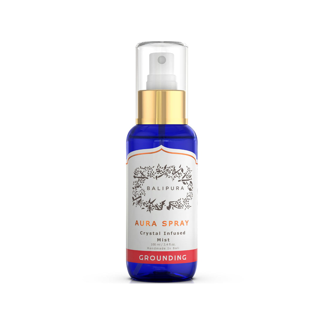 BALIPURA - "Grounding Reinigendes, Heilendes Aura Spray - Natürlich Angereicherte Aura - Kristalle U