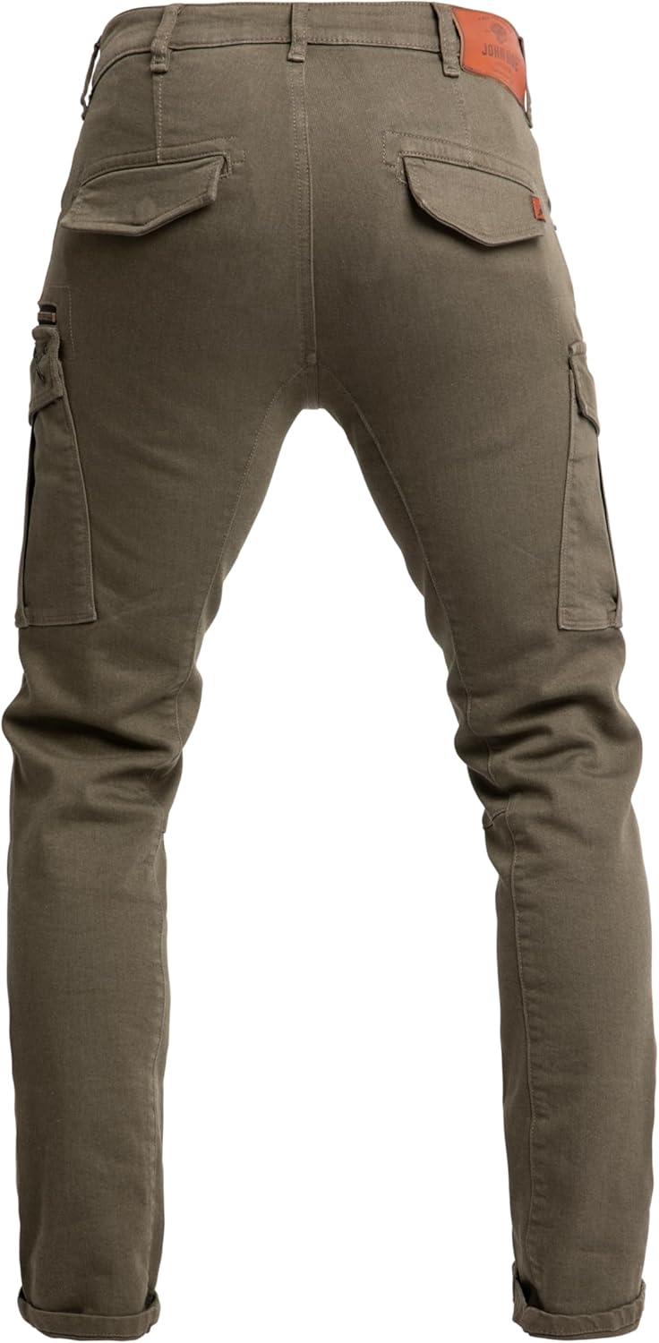 John Doe Defender - Monolayer |CE - Zertifizierung AAA | Motorradhose| Atmungsaktiv | Cargo Hose | H