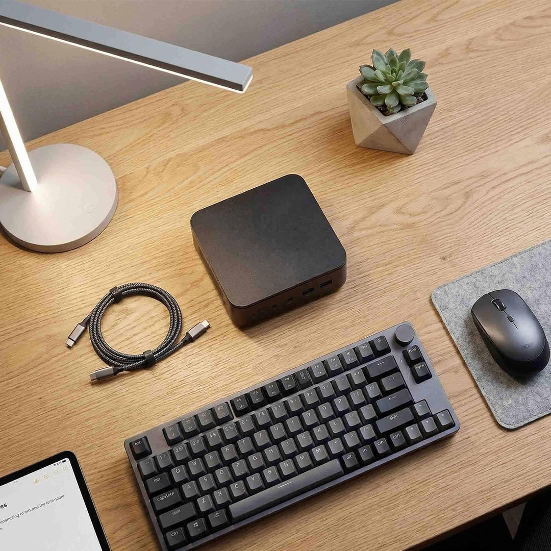 acer Mini PC | Veriton NUC | Schwarz | N100 | RAM: 8GB | SSD: 2TB | Windows 11 Pro | Office 2024 Pro
