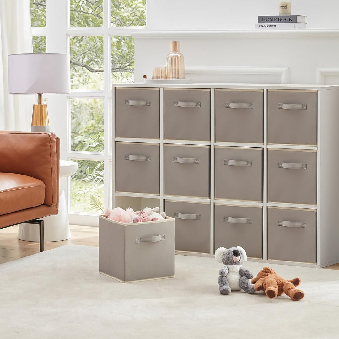 Lifewit 12 Stück Aufbewahrungswürfel, Aufbewahrungsbox aus Stoff, Ordnungsboxen aus Vliesstoff mit G