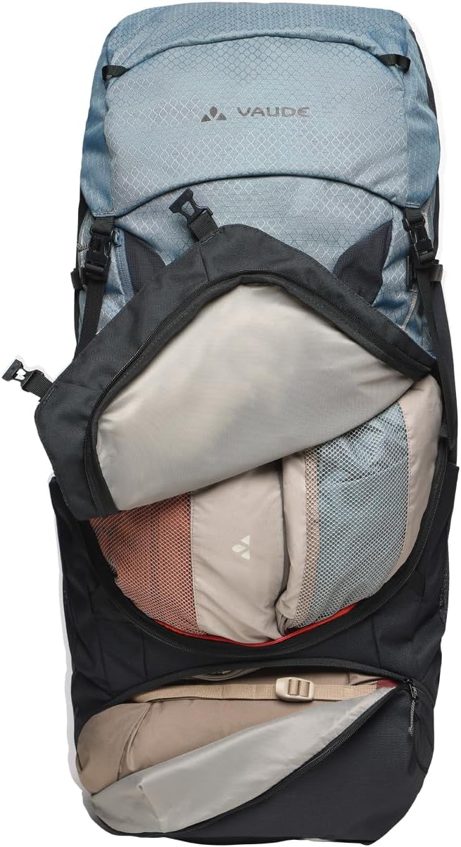 VAUDE Avox 75+10 Liter, Trekkingrucksack, heron, Einheitsgrösse Einheitsgrösse Heron, Einheitsgrösse