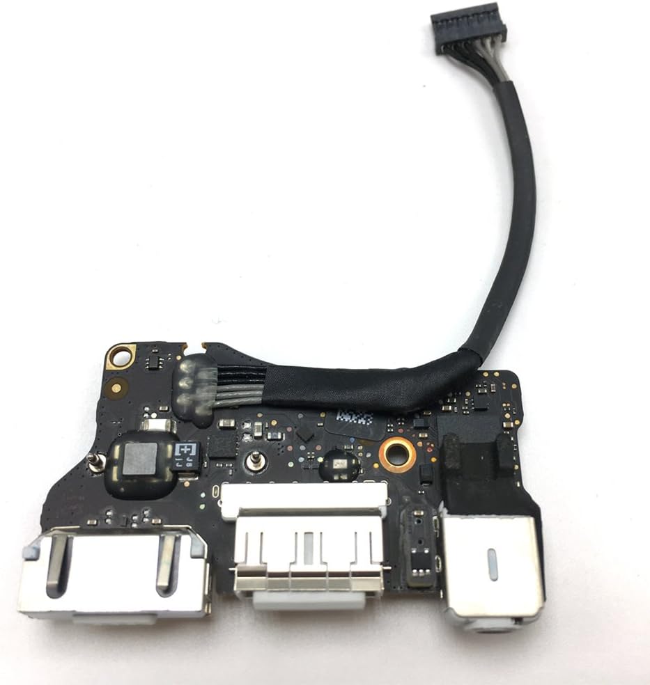 padarsey Neue DC-IN Jack I/O Board Passform für Apple MacBook Air 33 cm A1466 MD760 820–3455-a (Mitt