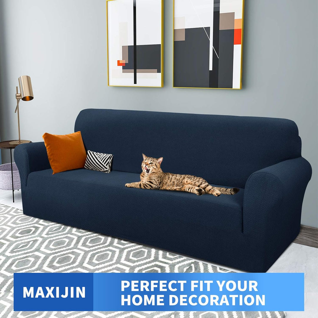 MAXIJIN Creative Jacquard Extra grosse Couchbezüge für 3- oder 4-Sitzer, super Dehnbare rutschfeste
