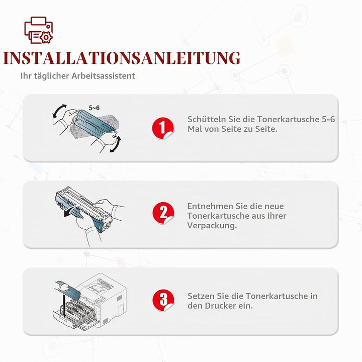 Toner Kingdom CLT-504S Tonerkartusche Kompatibel für Samsung CLT-P504C mit Xpress C1860FW C1810W CLX