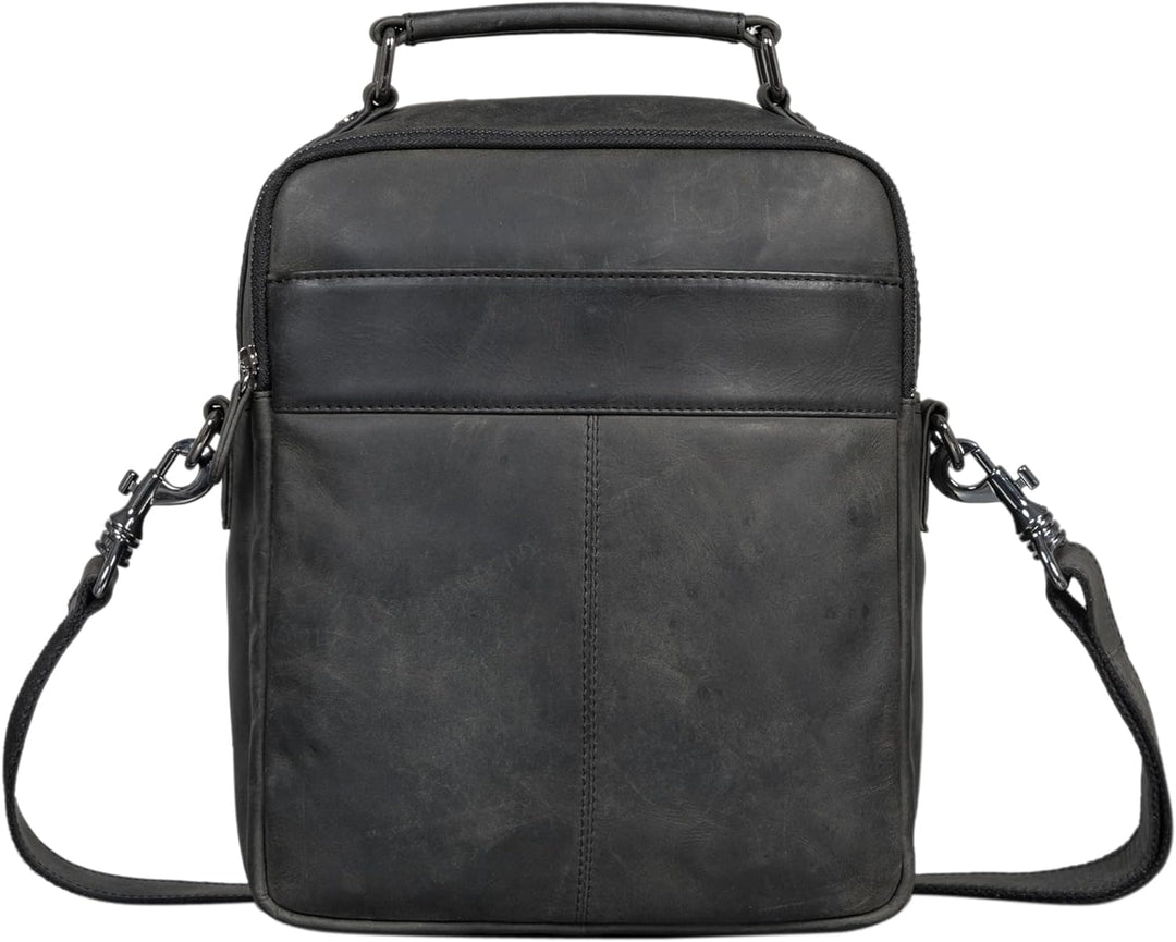STILORD 'Joe' Modische Herrentasche zum Umhängen aus Leder Schultertasche Männer Umhängetasche Echtl