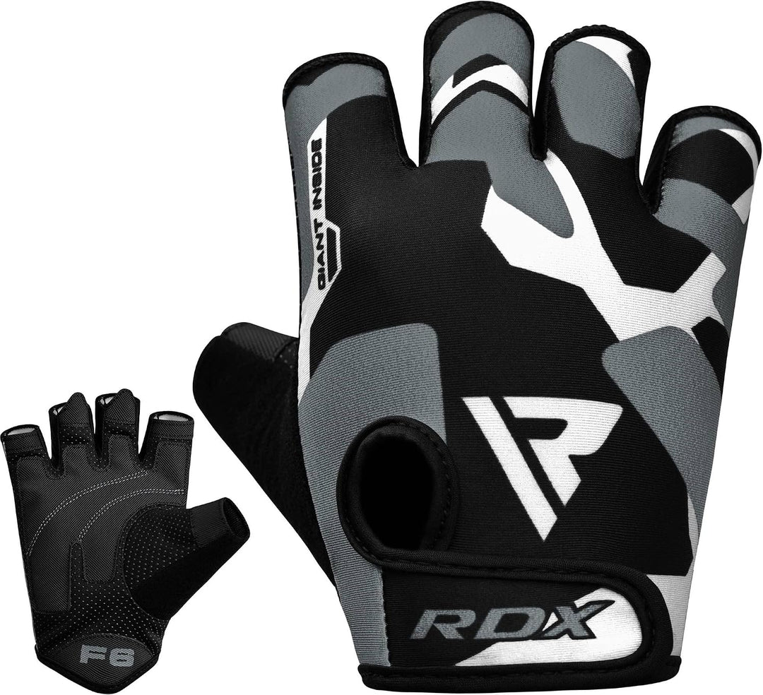 RDX Fitness Handschuhe Damen Herren, Gewichtheben Trainingshandschuhe Krafttraining, rutschfest Gym