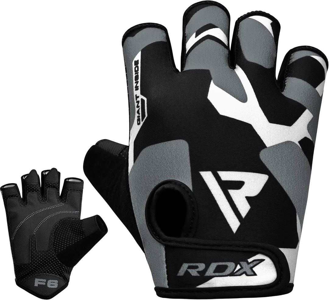 RDX Fitness Handschuhe Damen Herren, Gewichtheben Trainingshandschuhe Krafttraining, rutschfest Gym