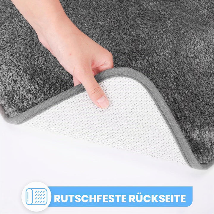Sentidos Badematte Badteppich rutschfeste,weicher Badezimmerteppich Wasserabsorbierend maschinenwasc
