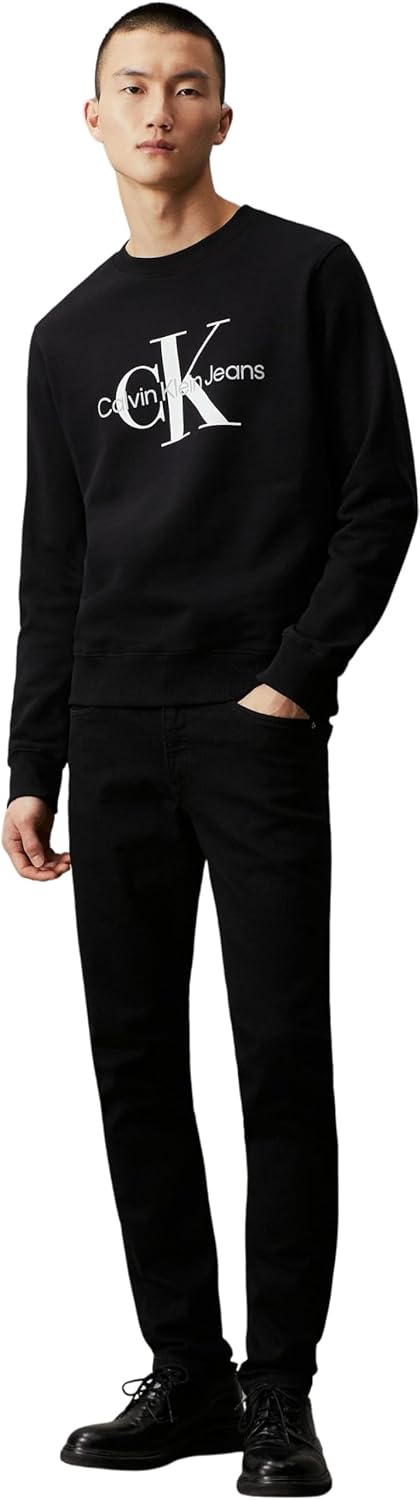 Calvin Klein Herren Pullover, Schwarz (Ck Black)