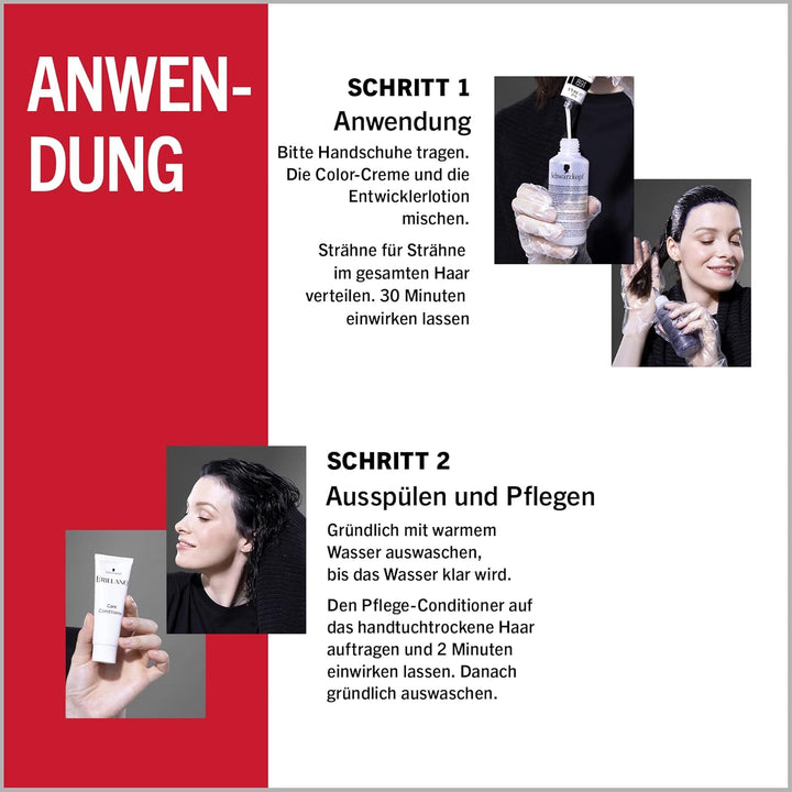 Brillance Intensiv-Color-Creme 859 Violette Wildseide (160 ml), dauerhafte Haarfarbe mit Diamant-Gla