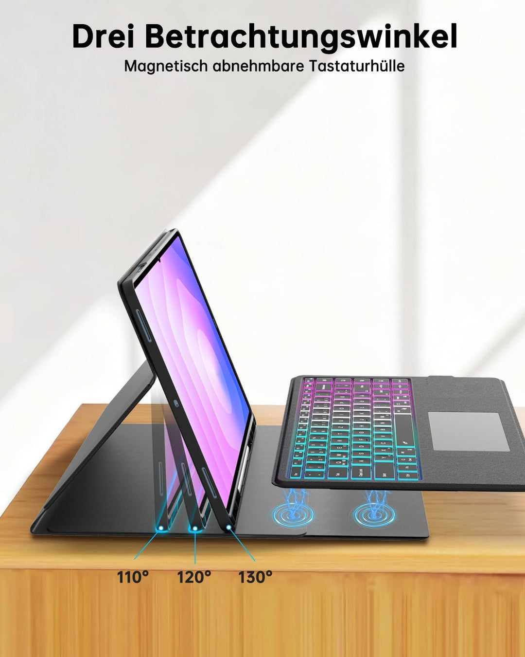 Ai Key Tastatur für Samsung Galaxy Tab S11 Ultra/S10 Ultra/S9 Ultra/S8 Ultra 14,6" : DEX-Modus mit e