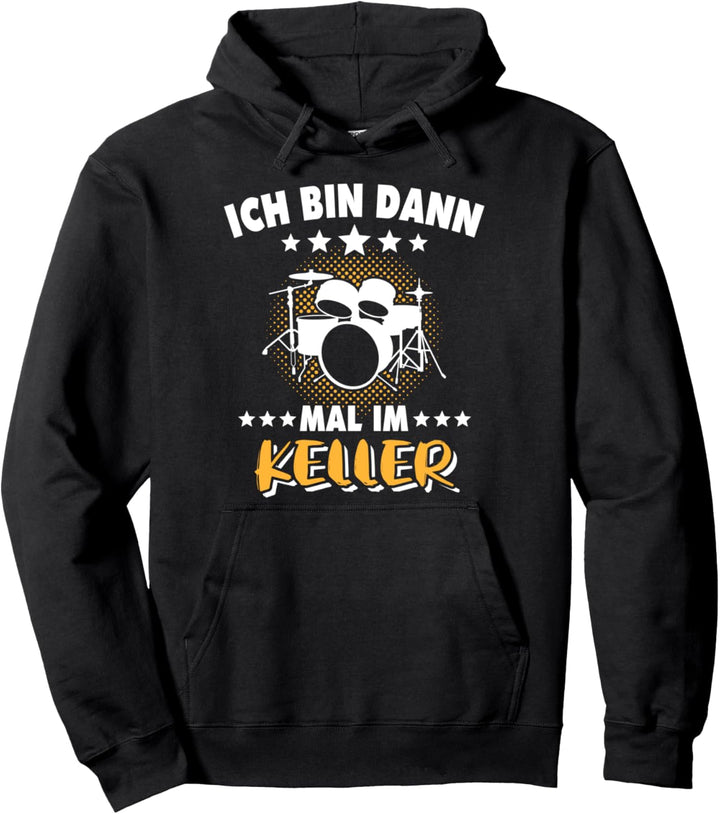 Schlagzeuger Geschenk Lustige Musiker Sprüche Drums Männer Pullover Hoodie