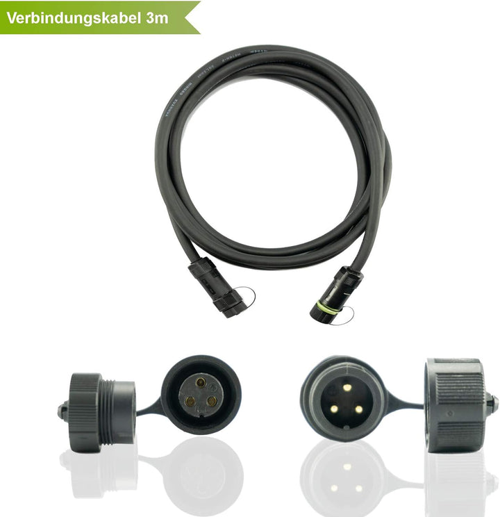 60x90cm Electric Rubber Heating Mat for Outdoor Entrance + cable Extender 3m 60x90cm Verlängerungska