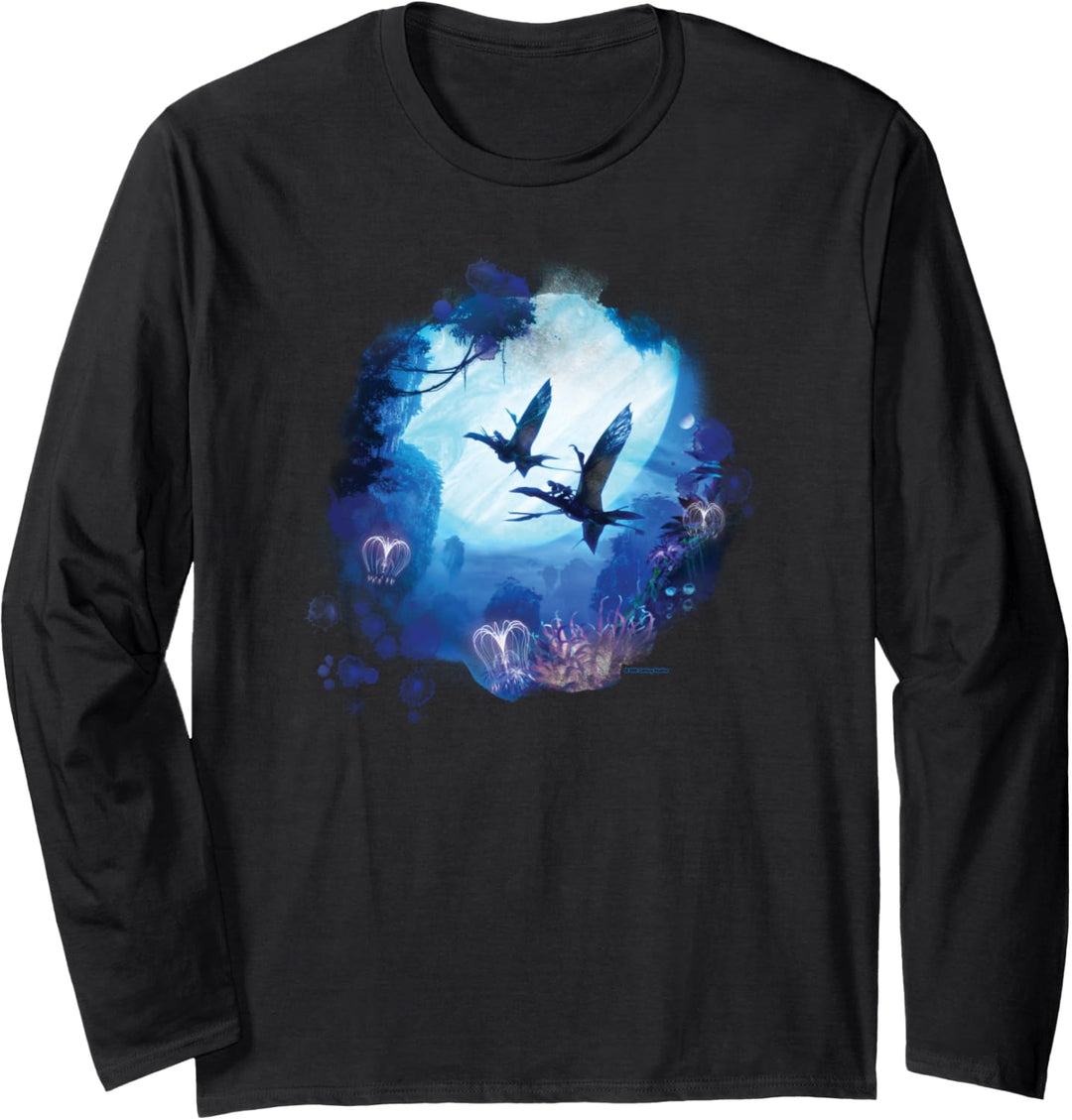 Avatar: The Way of Water Banshee Na’vi Night Flight Langarmshirt