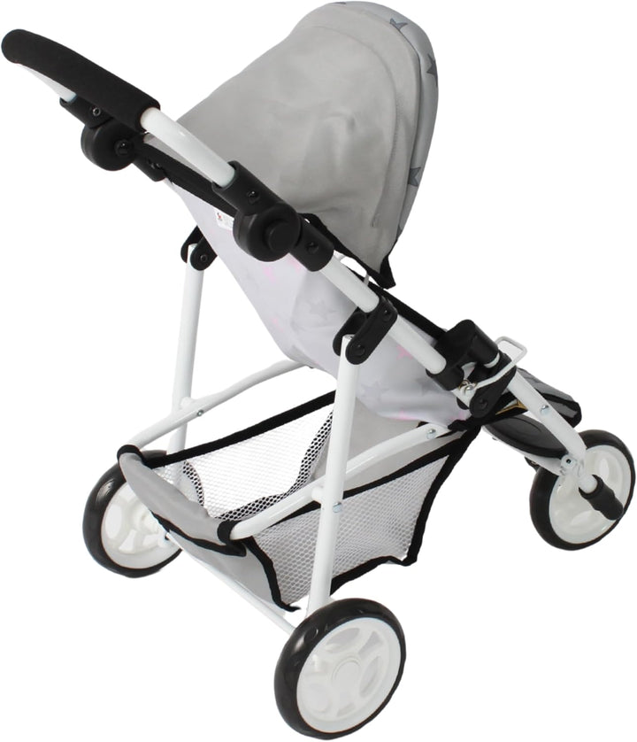 Bayer Chic 2000 - Puppenbuggy Lola, Kinderwagen für Puppen bis ca. 50 cm Grösse, Jogging-Buggy, Pupp