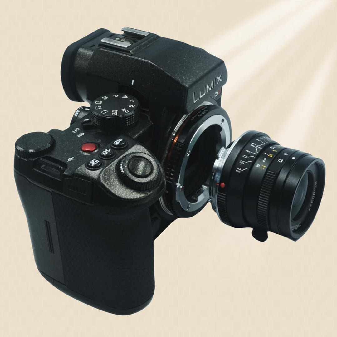 PHOLSY Objektivadapter Kompatibel mit Leica M LM, Zeiss ZM, Voigtlander VM Objektiv auf L Mount Kame