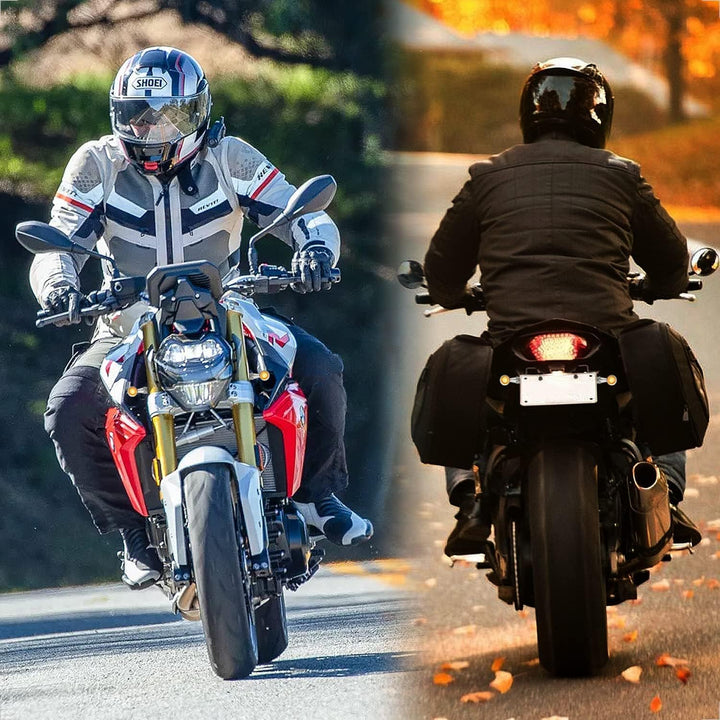 evermotor Universal 12V E24 Mini Motorrad LED Blinker Bullet Zinklegierung im Feinguss IP67 Wasserdi