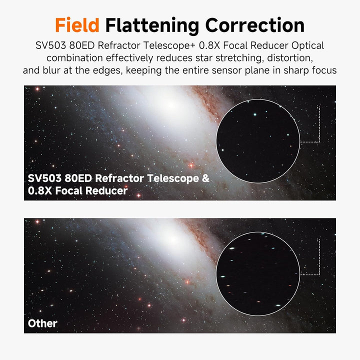Svbony SV503 Astronomische Teleskope OTA, 80F7 Doppelt ED Professionelles Optische Tubusbaugruppen m
