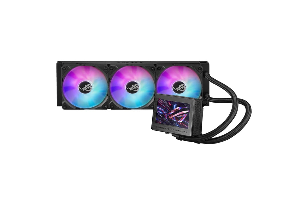 ASUS ROG Ryujin III 360 ARGB All-in-One Flüssig CPU-Kühler (3,5 Zoll LCD, Asetek-Pumpe der 8. Genera
