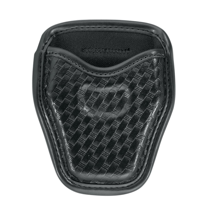 Bianchi AccuMold Elite 7934 Handschellen-Etui mit offener Oberseite für Gürtel Schwarz, Korbgeflecht