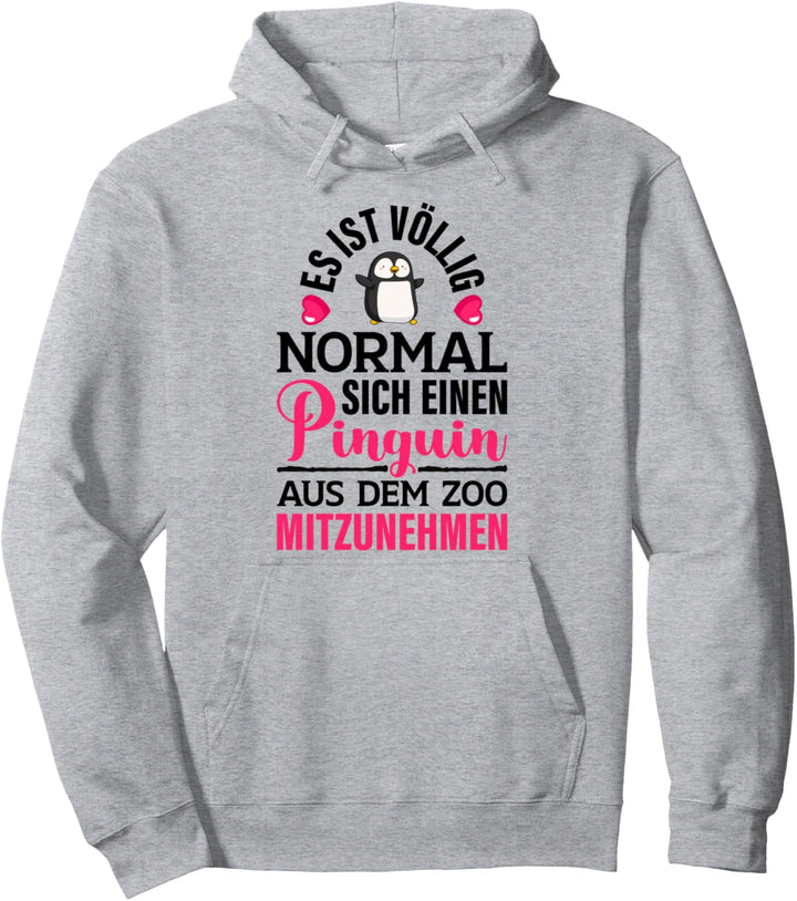 Lustiger Spruch Sprüche Sarkasmus Witz Pinguin Humor Pullover Hoodie