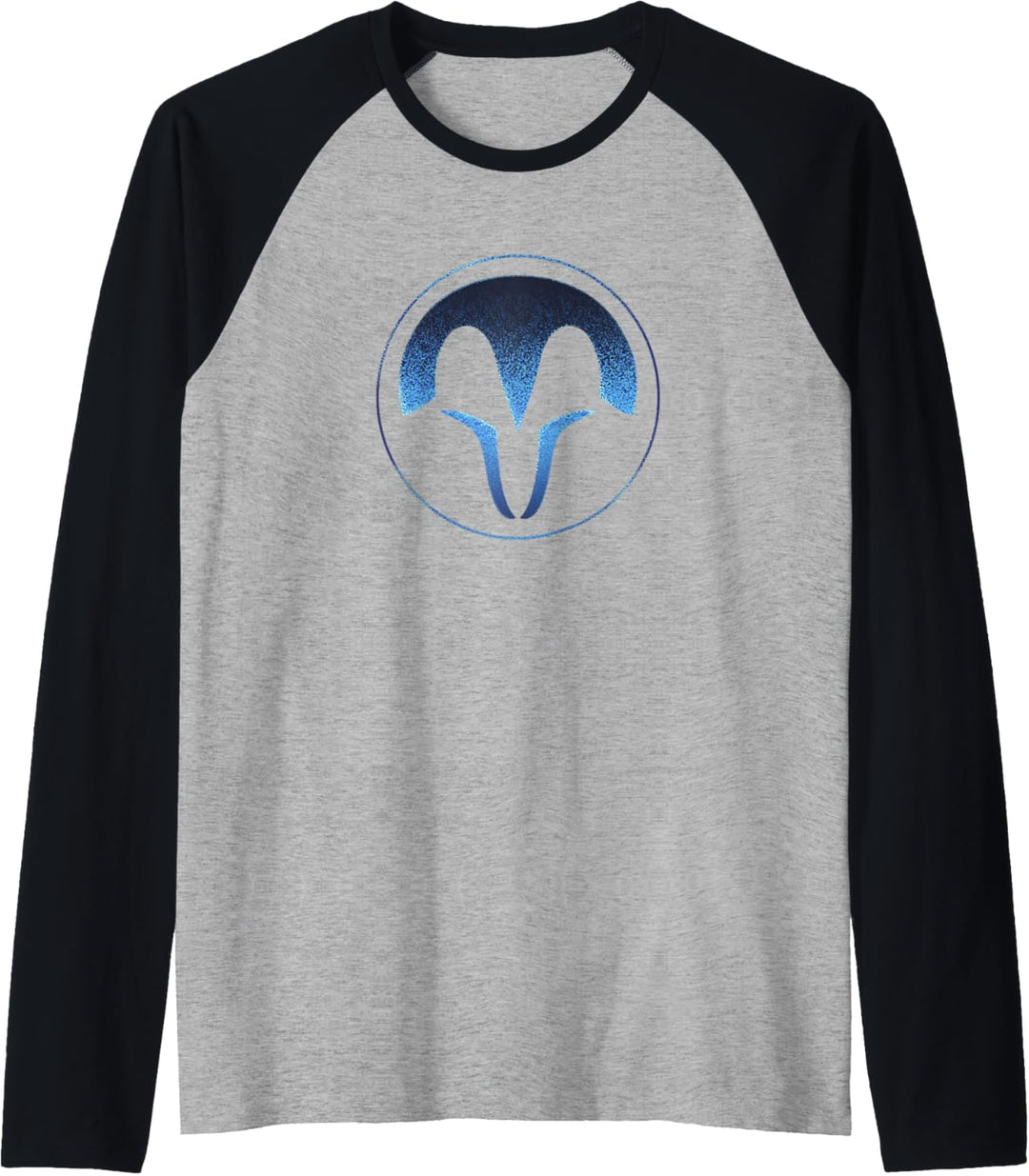 Star Wars: The Clone Wars Nite Owls Blue Gradient Logo Raglan