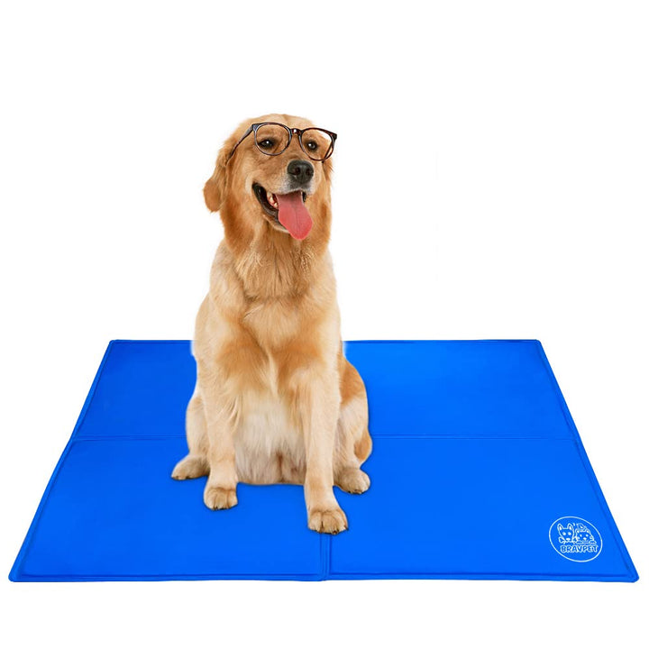 Pet Cooling Mat Pet Self Cooling pad mat Bed mats Comfort for Cats and Dogs 81CMx96CM (Extra Large)