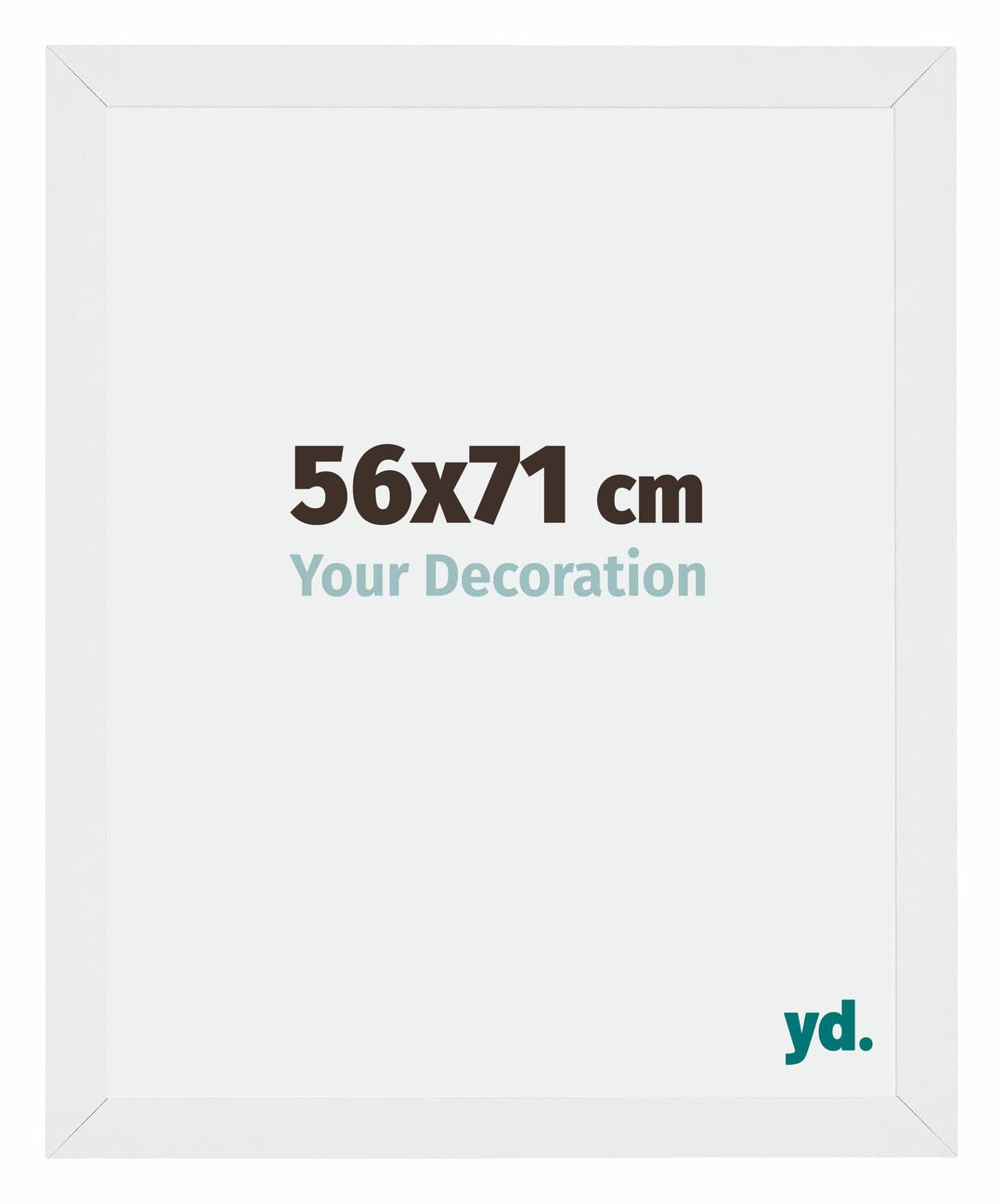 yd. Your Decoration - Bilderrahmen 56x71 cm - Bilderrahmen aus MDF mit Acrylglas - Antireflex - Ausg