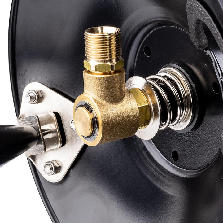 Hochdruck-Schlauchtrommel 210 bar mit 15 m Hochdruckschlauch DN8 250 bar, Schwarz, kompatibel mit Kä