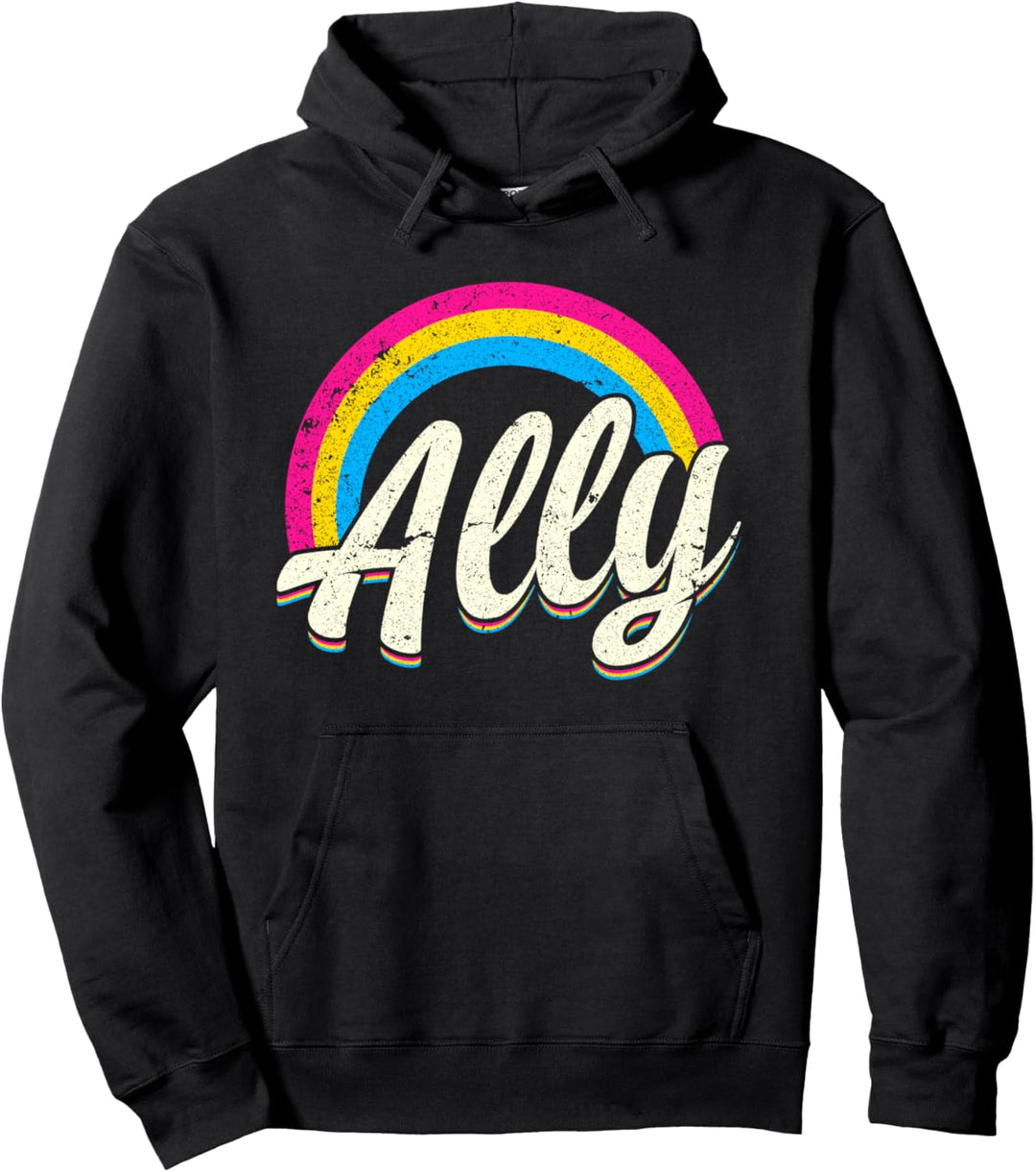 Heterosexuelle Verbündete, Pansexuelle Farben, LGBT-Pride Pullover Hoodie