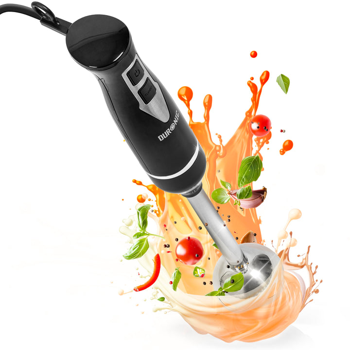 Duronic HB35B Stabmixer elektrischer, Pürierstab 350W, Edelstahl Rührstab, Handrührgerät, Ergonomisc