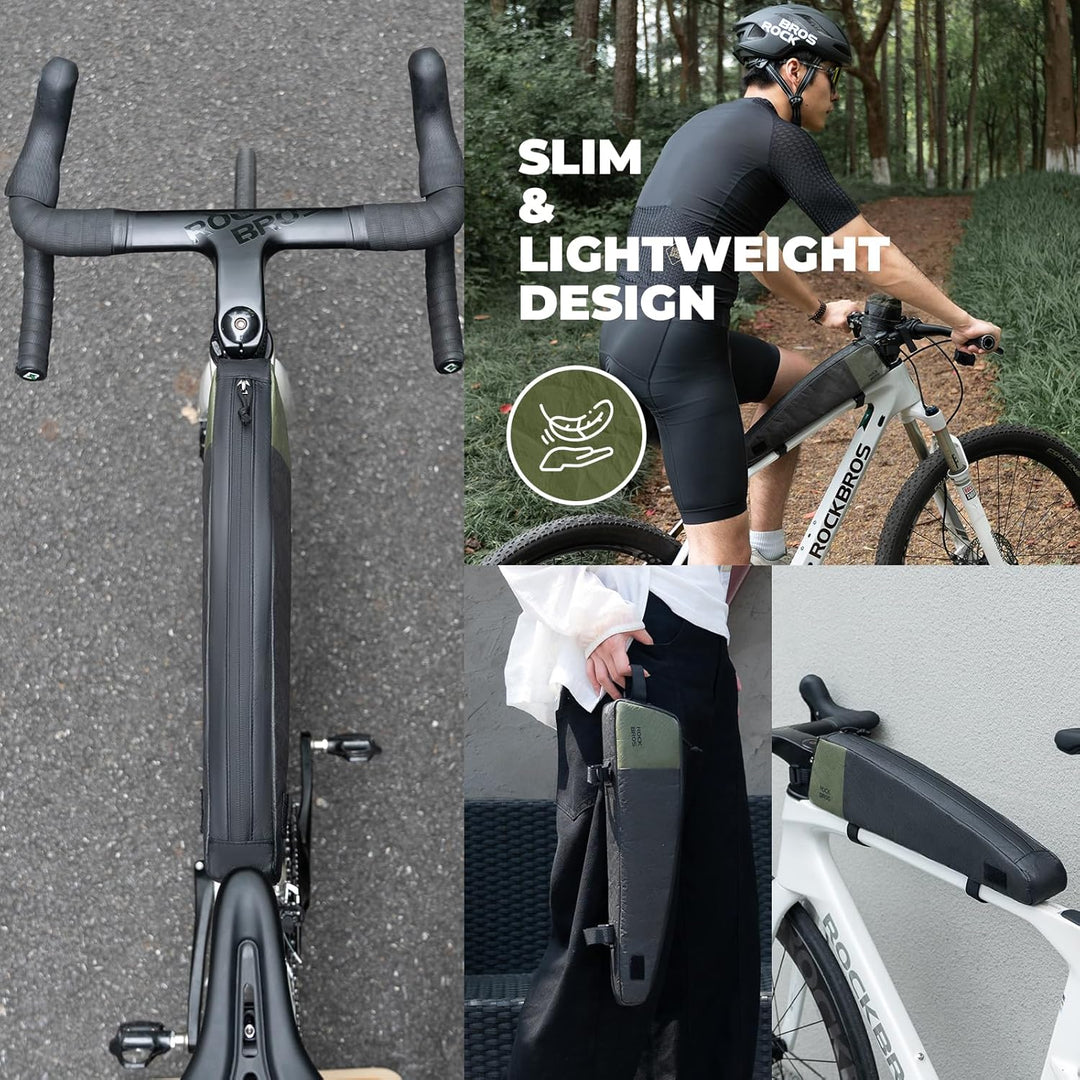 ROCKBROS Fahrrad Rahmentasche Ultraleichte Fahrradtasche, Lenkertasche aus Umweltfreundliches Materi