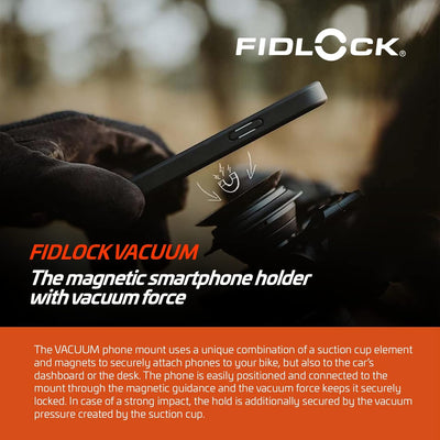 Fidlock Vacuum Smartphone-Hülle für iPhone 13 Pro Max schwarz