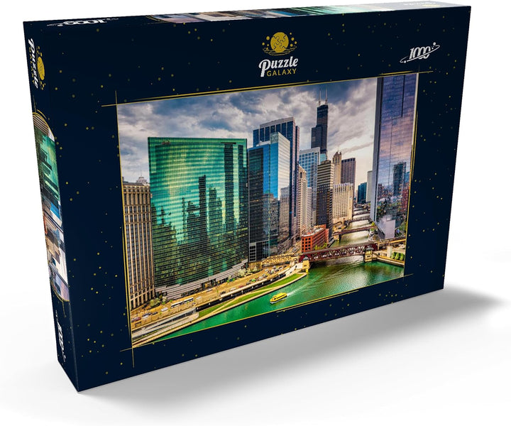 Chicago, Illinois, USA - Premium 1000 Teile Puzzle - MyPuzzle Sonderkollektion von Puzzle Galaxy, 10