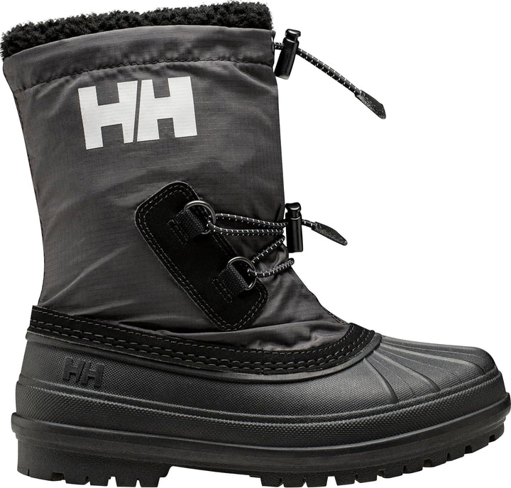 Helly Hansen Unisex Kinder Varanger Isolierte Winterstiefel, Black Light Grey