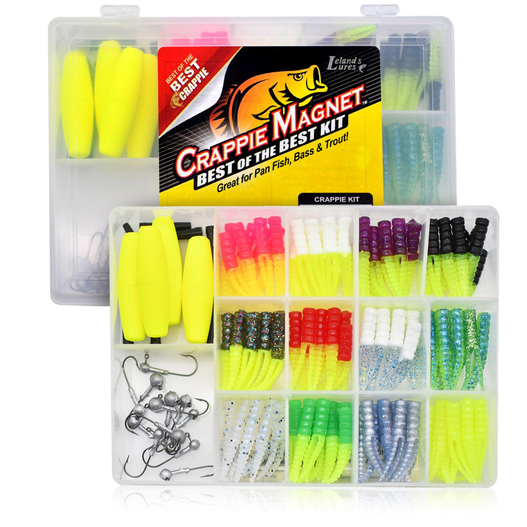 Crappie Magnet Double Cross Jigköpfe, 25 Stück 115 Count Mehrfarbig/Meereswellen (Ocean Tides), 115