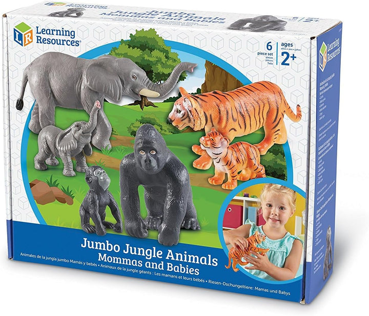 Learning Resources Grosse Urwaldtiere – Tiermütter und Tierbabys Dschungel, Dschungel
