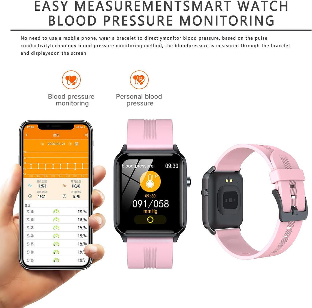 SUPBRO Smartwatch Fitness Armband Tracker Touch Screen Uhr Wasserdicht IP68 Armbanduhr Smart Watch m