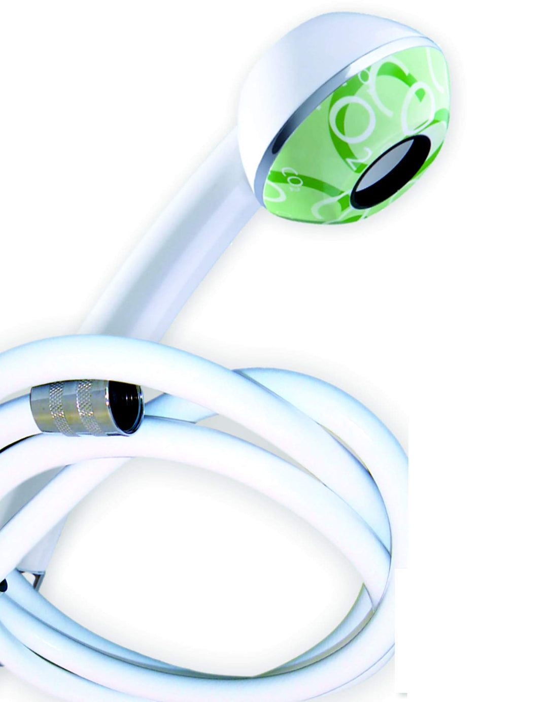 Duschkopf mit Schlauch, 175cm, extrastark, antikalk. PREMIUM MINUS-CO2: Mit Brause zum Wassersparen